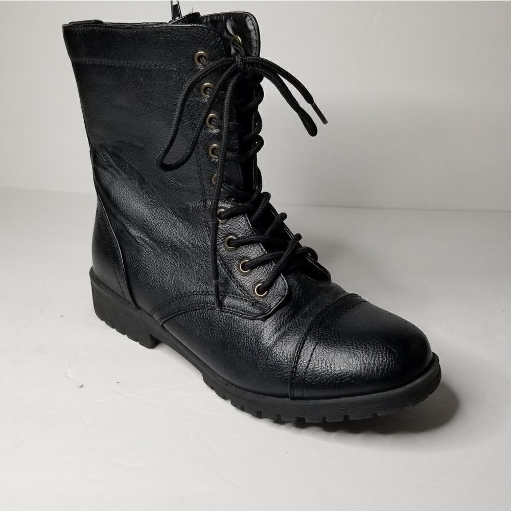 Bamboo boots side zipper